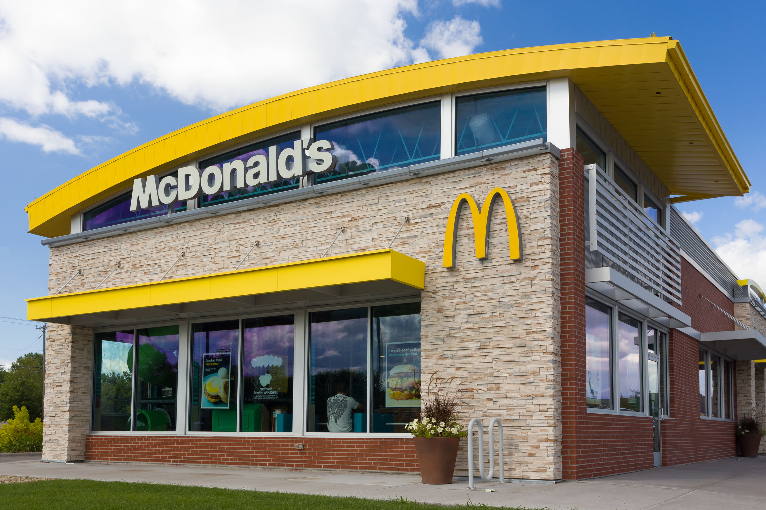 Contemporary McDonald’s Restaurant Exterior